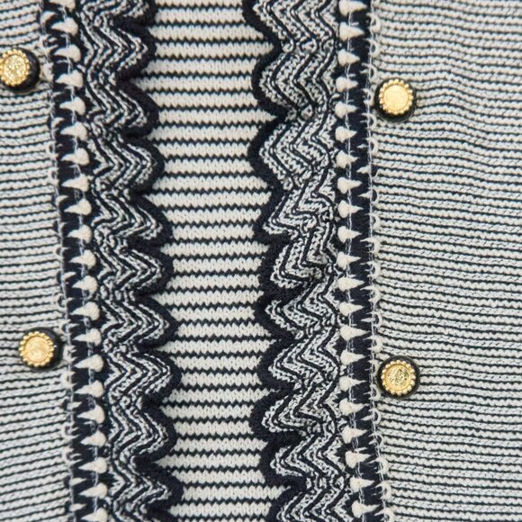 St John Collection by Marie Gray Wool Blend Knit Open Front Cardigan, Size 10 - Picture 4 of 10